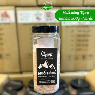 Muối hồng hạt mịn - hạt thô Himalayan Pink Salt Vipep
