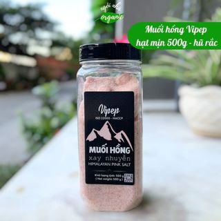 Muối hồng hạt mịn - hạt thô Himalayan Pink Salt Vipep