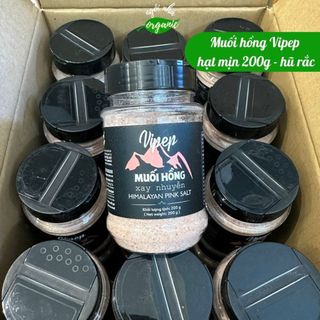 Muối hồng hạt mịn - hạt thô Himalayan Pink Salt Vipep