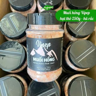 Muối hồng hạt mịn - hạt thô Himalayan Pink Salt Vipep