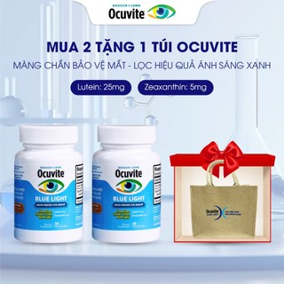 Combo 2 Hộp Viên Uống Bổ Mắt Ocuvite Blue Light Bảo Vệ Mắt Khỏi Ánh Sáng Xanh (30 viên x 2 hộp)