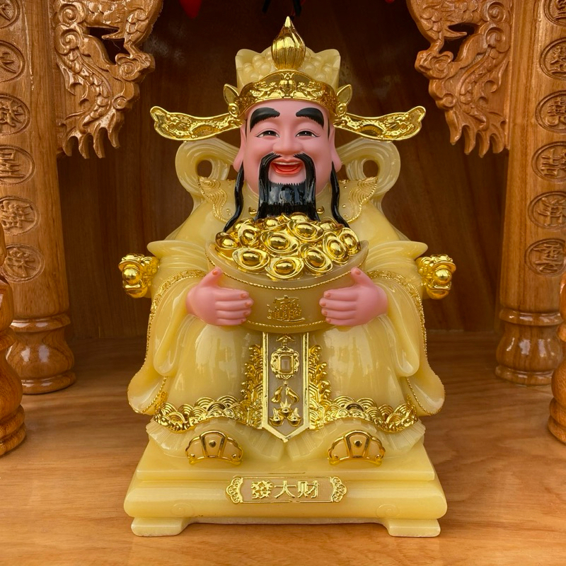 [Hàng Đẹp] Ông Thần Tiền - Thần Phát 10in Cao 27cm Đá Hàng Đẹp Nhập Khẩu Cao Cấp Bán Chạy Nhất 8 Năm Qua
