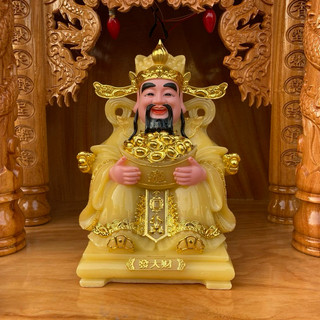 [Hàng Đẹp] Ông Thần Tiền - Thần Phát 10in Cao 27cm Đá Hàng Đẹp Nhập Khẩu Cao Cấp Bán Chạy Nhất 8 Năm Qua