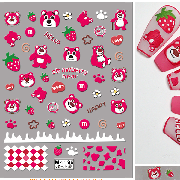 mã sticker nổi 5D Lotso