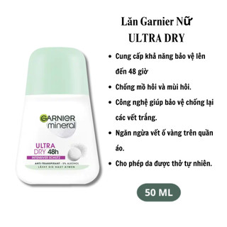 Lăn Khử Mùi Garnier Mineral Pháp