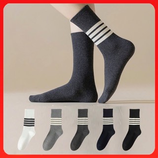  Tất nữ cổ cao vớ cotton dài 18cm phong cách ulzzang Hàn Qu ốc loại dày dặn 83% cotton cao cấp. Tất vớ 4 sọc 18cm 