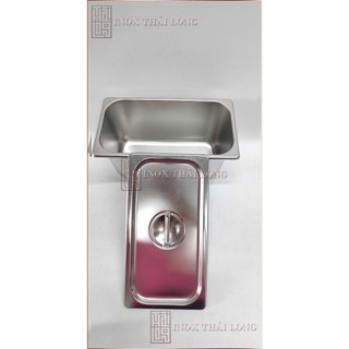 khay Inox GN 1/3×15 có nắp