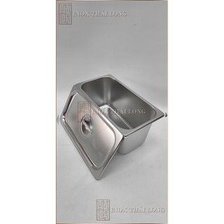 khay Inox GN 1/3×15 có nắp