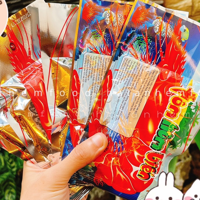 Gói tôm hùm biển cay cay