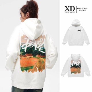 Áo Hoodie nỉ The Xide in hình CÁNH ĐỒNG form unisex nam nữ chất nỉ bông dày dặn CĐ1