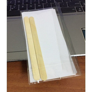 Giấy wax lông và Que gạt