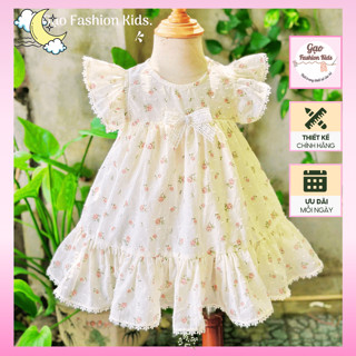 Váy Baby Doll Bé Gái 1-6 Tuổi – Đầm Hoa Nhí Mặc Hằng Ngày Thoáng mát, Mềm Mại Với Da Bé Yêu