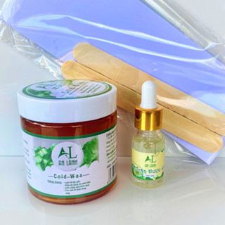 Combo WAX LÔNG AN LÀNH + MỠ TRĂN Dược Liệu 10ml + Tặng kèm Giấy Que TRIỆT LÔNG VĨNH VIỄN Sáp Cold Wax lạnh Kem tẩy lông