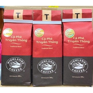 Combo 3 gói cà phê rang xay  Highlands Coffee 200g
