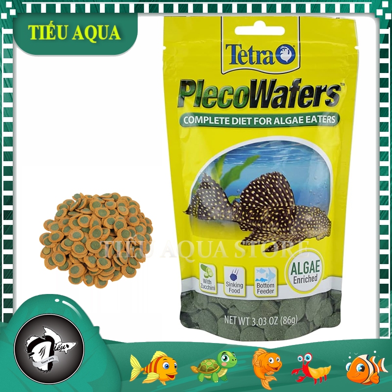 Cám Tetra PlecoWafers - Thức Ăn Chuyên Dụng Cho Cá Pleco, Cá Chuột, Cá Tầng Đáy
