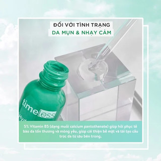 Tinh chất B5 Serum Timeless Vitamin B5 Hydration làm dịu và phục hồi da 30ml ( Chính Hãng )