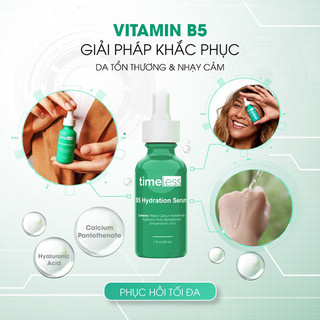 Tinh chất B5 Serum Timeless Vitamin B5 Hydration làm dịu và phục hồi da 30ml ( Chính Hãng )
