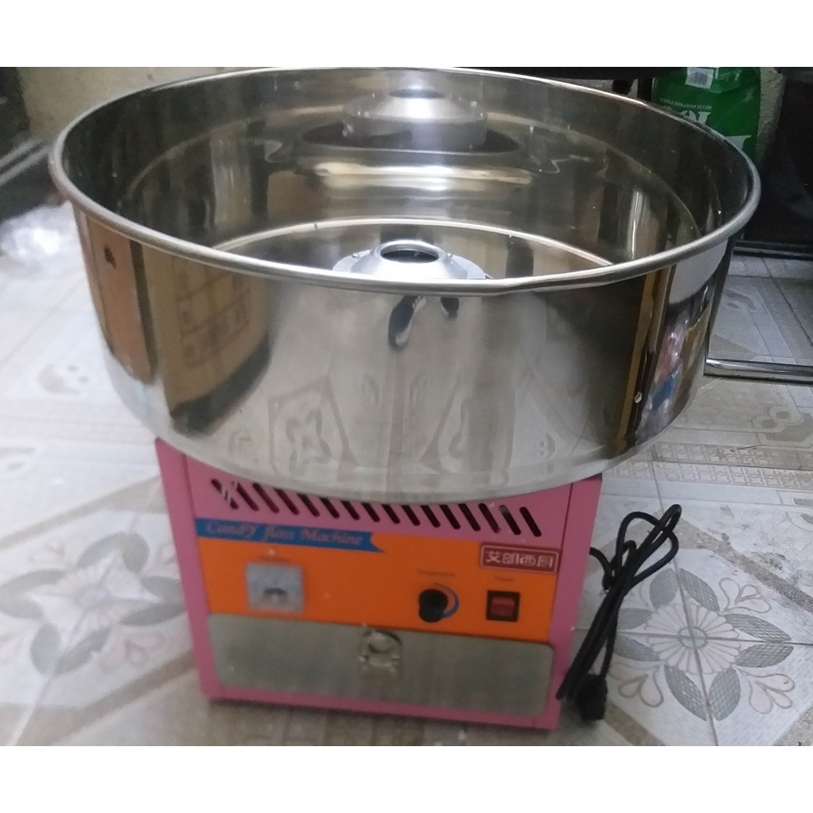 Máy làm kem bông Candy dùng điện 220v Kinh doanh.Máy kẹo bông chạy điện chính hãng (Hàng Nhập)