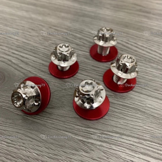 Ốc chân kính Salaya inox 304 kèm lông đền (giá 1 con)