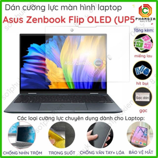  Dán cường lực Laptop Asus Zenbook 14 Flip OLED  UP5401,12th gen intel  nano chống nhìn trộm trog chống vtay bảo vệ mắt 