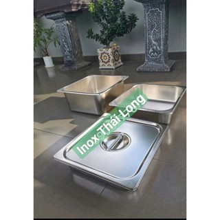 Khay Inox GN 2/3 Đựng Thực Phẩm