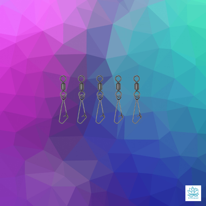 Khoá Link Câu Cá Chống Xoắn ( Ma NÍ ) - khóa link câu cá chống rỉ [5 Cái ]