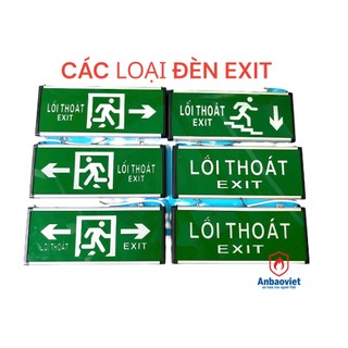 Đèn EXIT chỉ dẫn lối thoát hiểm trong các tòa nhà, chung cư. Đèn chỉ hướng thoát hiểm khẩn cấp