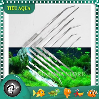 Nhíp cong - Nhíp thẳng Chất liệu Inox tốt -  chuyên dụng để trồng cây thủy sinh, gắp thức ăn cho Pet