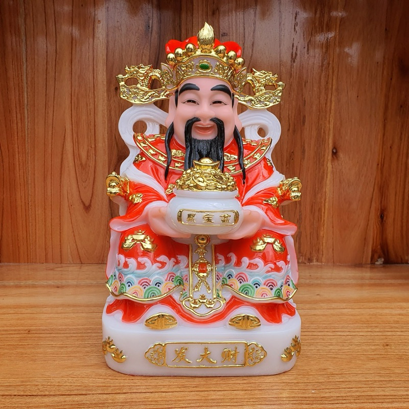 Giá Tại Kho Ông thần tiền thần phát đá 12in cao 30 cm hàng đẹp nhập khẩu