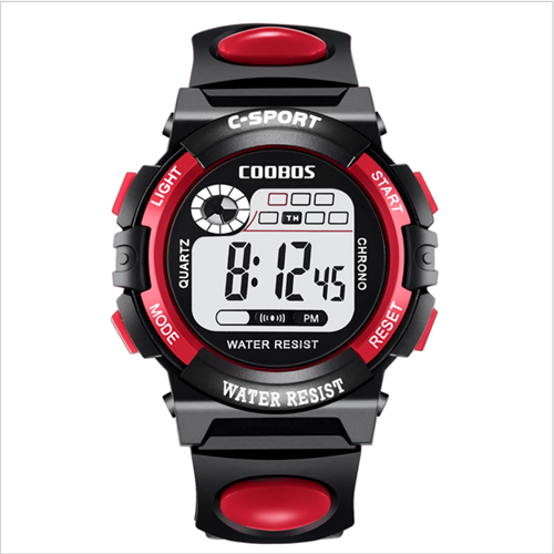 Đồng Hồ Trẻ Em COOBOS 0118 Có Đèn Led 7 Màu Nhiều Chức Năng Dành Cho Bé Trai Bé Gái