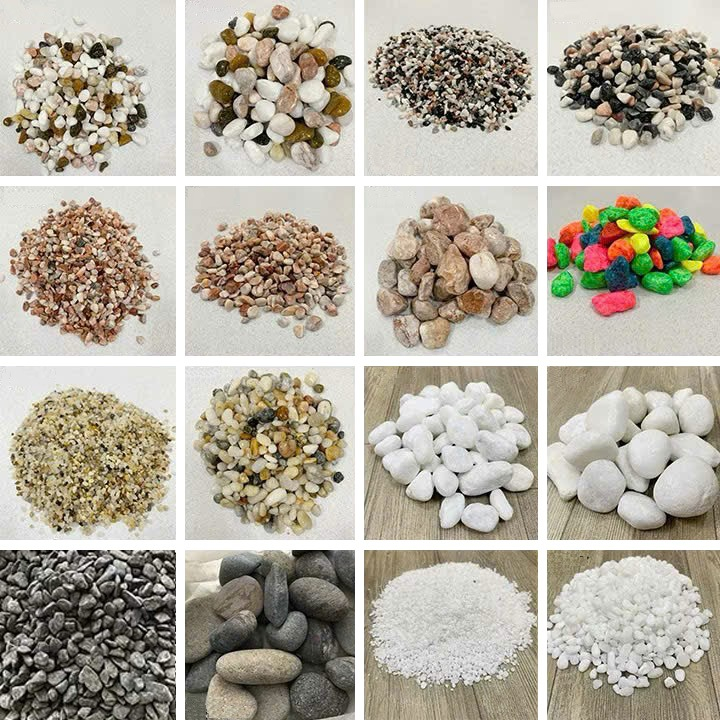 [ Nhiều màu - Nhiều size ] Đá sỏi trang trí sân vườn , hồ cá ( chọn màu )