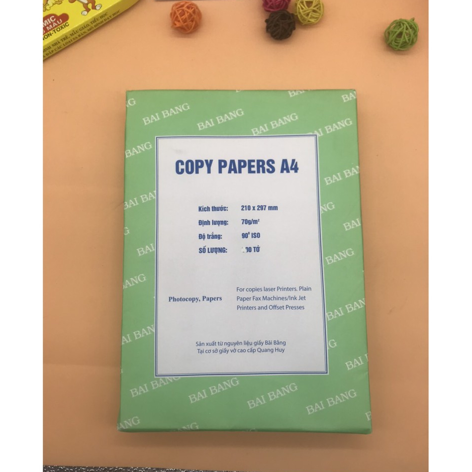 [SIÊU RẺ] Giấy In A4 Giấy In Bãi Bằng Cao Cấp 70mgs (350 Tờ) Giấy In Giấy Photo A4 DL 70