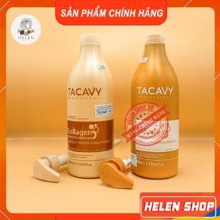 TACAVY Cặp Dầu Gội Xả 💖 MẪU MỚI 💖 Phục Hồi Tóc Hư Tổn, Khô Xơ, Ngăn Rụng Tóc, Dầu Gội Dưỡng Tóc