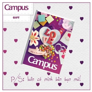 SET 5 Vở Campus 80 Trang Kẻ Ngang Đẹp