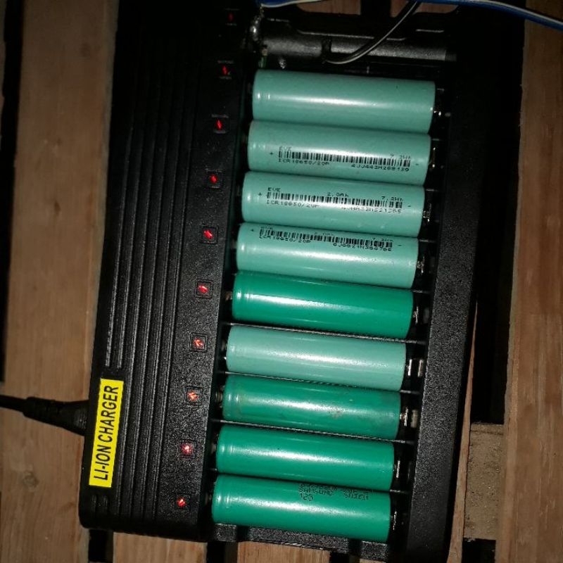 Cell 18650 tháo khối Samsung LG EVA