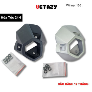  Đuôi pô Winner 150 V1 Đít Pô Màu đen màu bạc Winner 150 V1 Chụp Pô Winner 150 Phụ Kiện Xe Máy Vetazy 