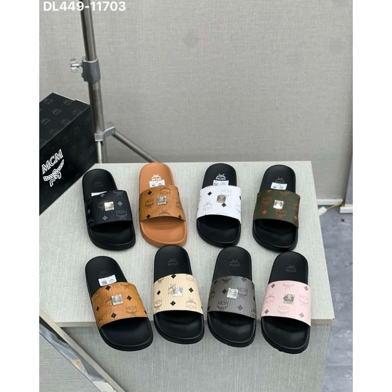 Dép  m cờm Nam Qoai Ngang - Dép Lê qoai da in hoạ tiết đơn giản cực đẹp. Mcm