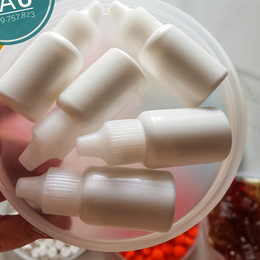 Chai kích trắng trộn kem