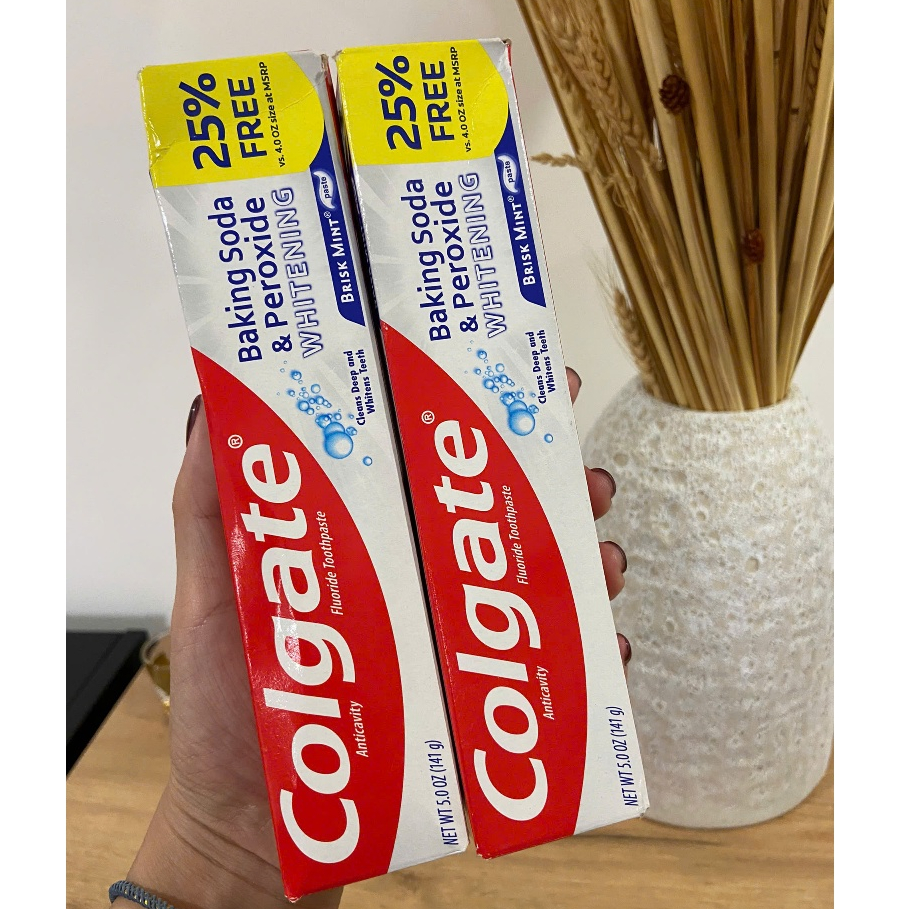 Kem đánh răng Colgate Baking Soda của Mỹ
