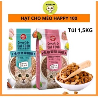 Hạt Wanpy Happy 100 cho mèo thơm ngon, dinh dưỡng,đủ vị.