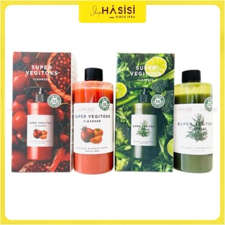  Sữa Rửa Mặt Rau Củ Sủi Bọt Khí Detox Da BYVIBES WONDER BATH SUPER VEGITOKS CLEANSER 300ml 