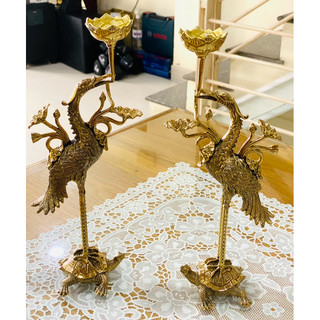 CẶP HẠC ĐỒNG CAO 29cm