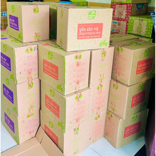 Hoả tốc Thùng 48 chai 12 lốc (lốc 4 chai) Yến sào Green bird đông trùng hạ thảo - 0345376069