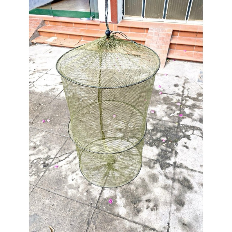 Giỏ rô câu cá TQ xanh rêu
