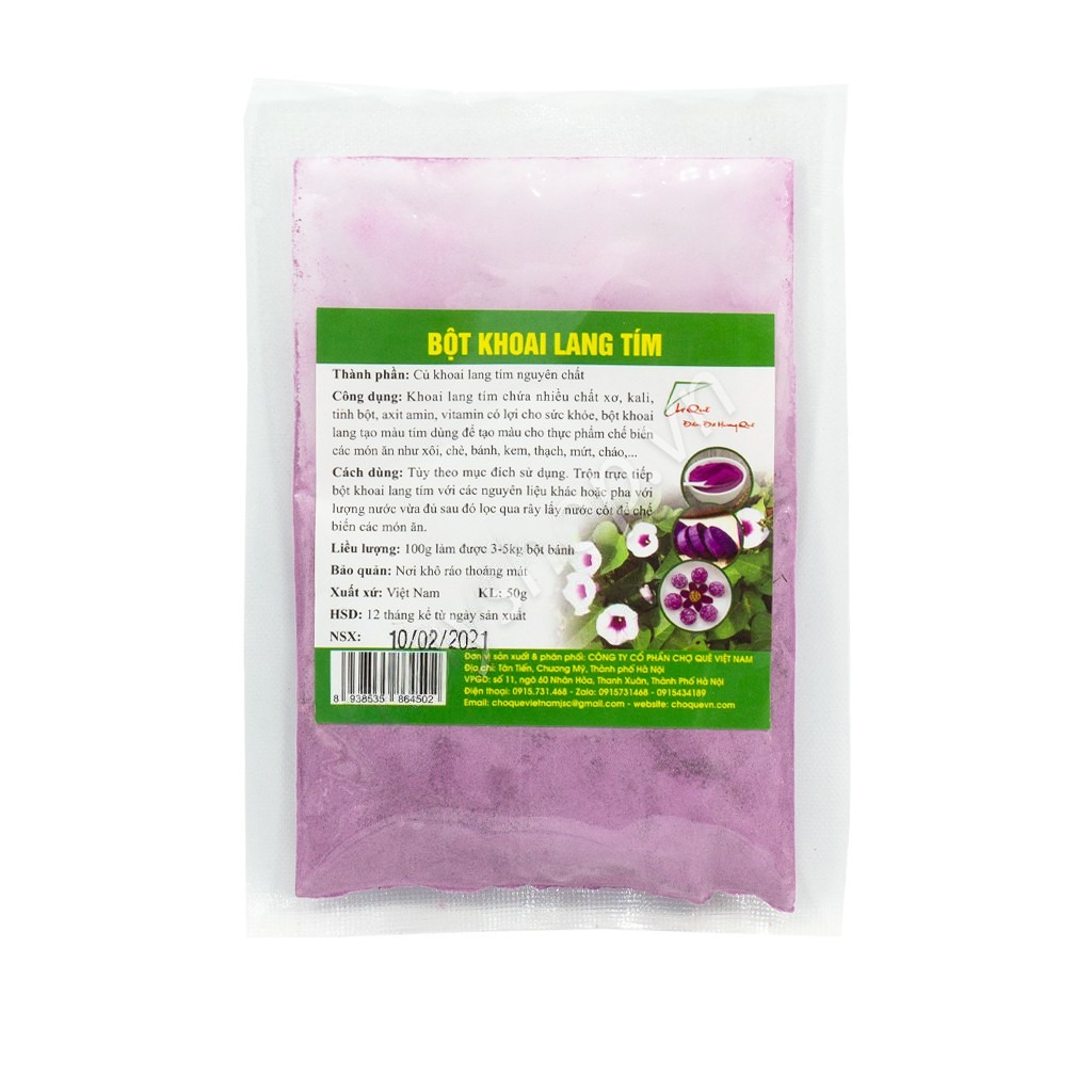 Bột khoai lang tím Chợ Quê (50g)