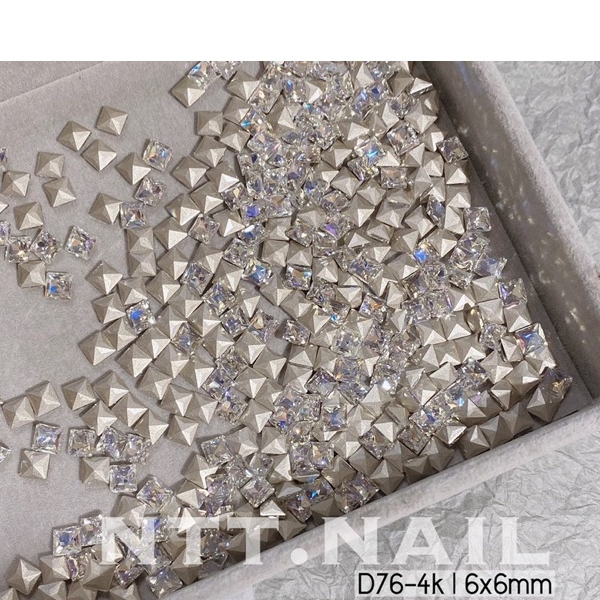 [phụ kiện nail chính hãng] Đá khối hình vuông siêu sáng