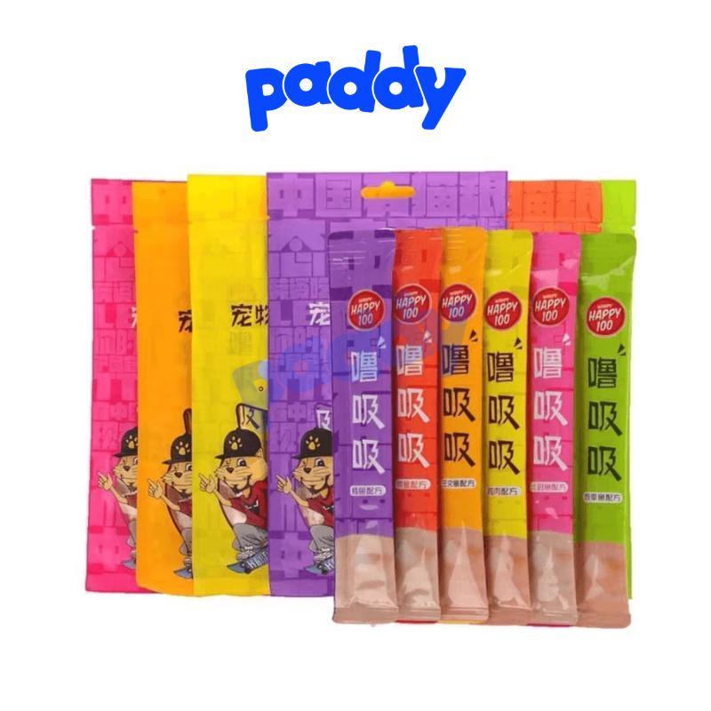 Súp Thưởng Mèo Wanpy Happy 100 (Túi 5 tuýp*14g)