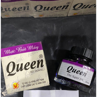 Mực Queen 30ml Cho Bút Máy Các Màu (1 Lọ)
