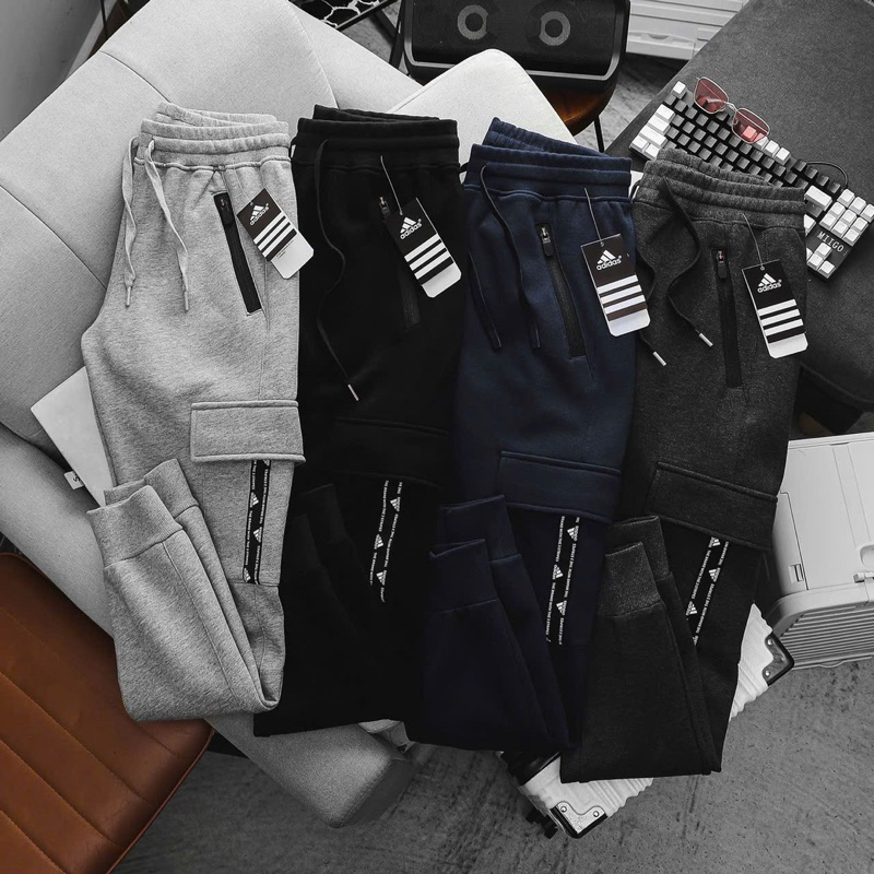 [50_90kg] Quần Dài Jogger Thể Thao Dư X.ị.n_Dòng nỉ thun pc 4 chiều dày dặn, mềm mịn, thoáng mát