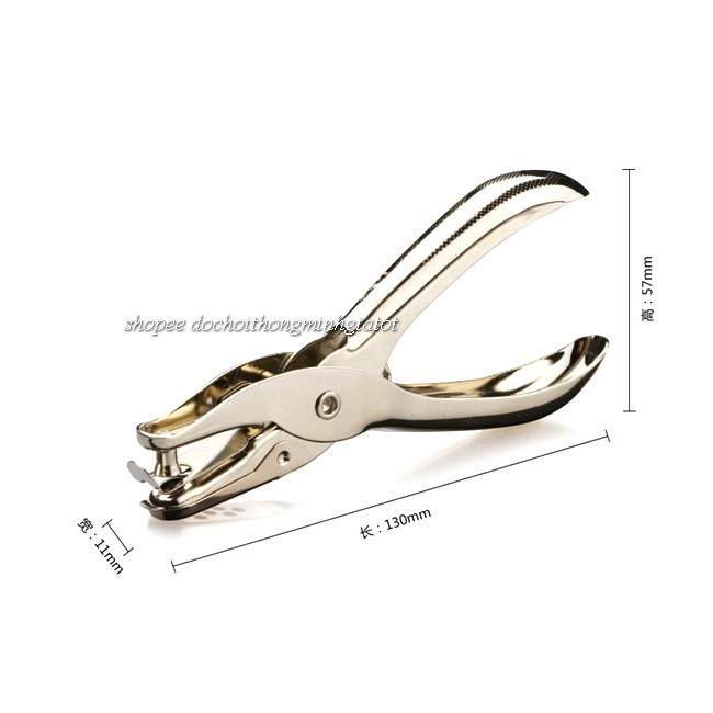 Kìm bấm lỗ làm thủ công 3mm/6mm, dụng cụ bấm lỗ giấy, văn phong phẩm